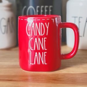 Rae Dunn Red Candy Cane Lane Mug